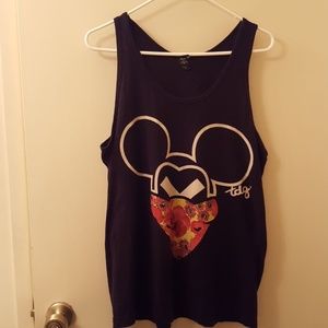 Tultex black tank top.